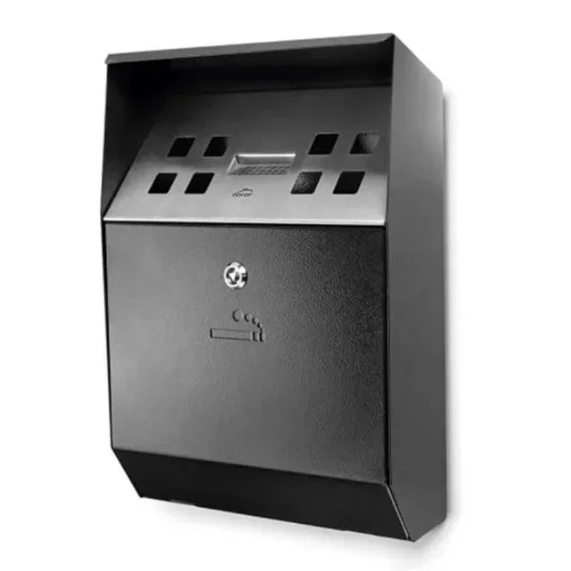 Wall-Mounted Ashtray Black Color for Wall Fixing