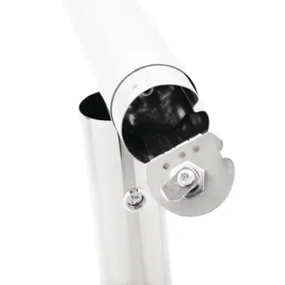 Cenicero de Pie para Fijar al Suelo en Acero Inoxidable - Diámetro 75 mm