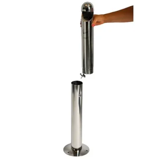 Cenicero de Columna con Pie - Capacidad 1,6 Litros