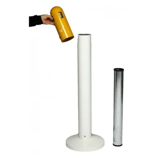 Cinzeiro de Pé Design Tubular - Capacidade 3 Litros