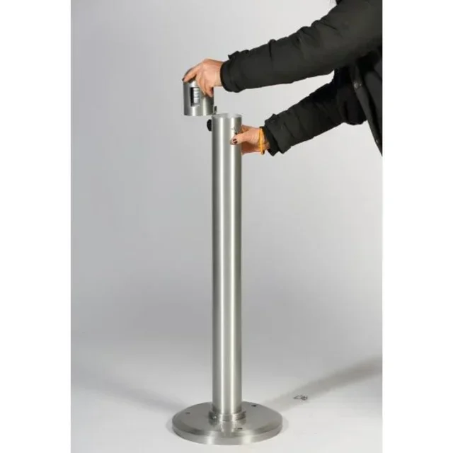 Ständer Aschenbecher Aluminium Säule - Tubuläres Design