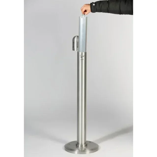 Ständer Aschenbecher Aluminium Säule - Tubuläres Design