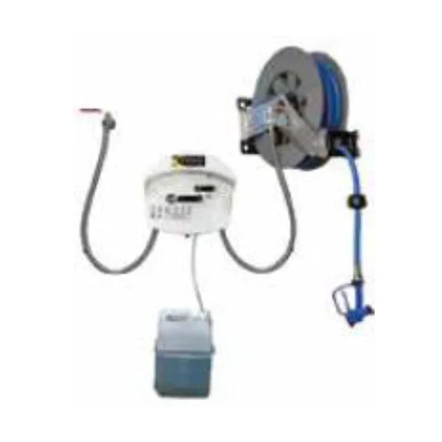 Covered ABS Disinfection Station with 15m Automatic Hose Reel