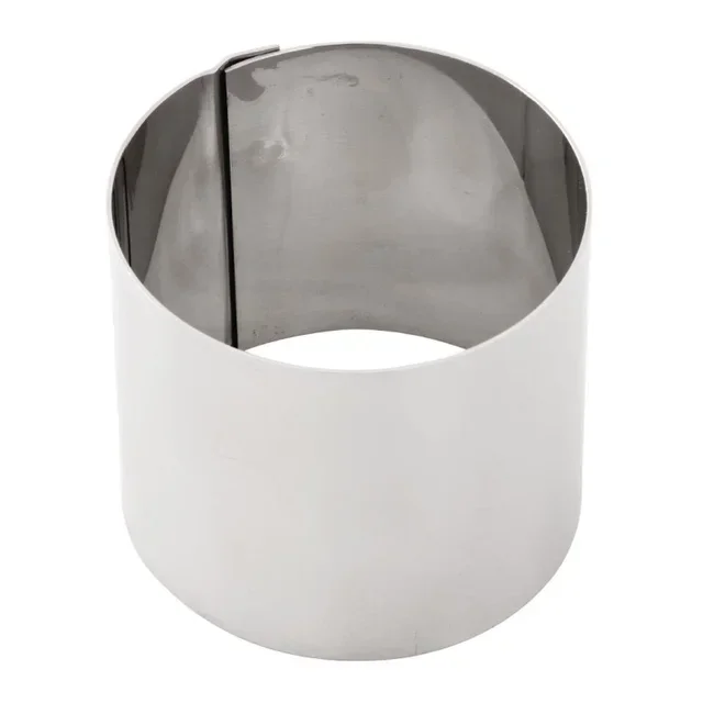 Stainless Steel Mousse Ring - Diameter 70 mm - Depth 60 mm