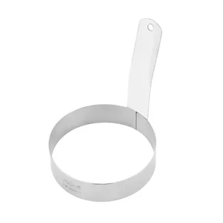 Cercle de Cuisson Oeuf Long Manche Inox - Diamètre 10 cm