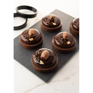 Cercle à Pâtisserie - Diamètre 9 cm - Lot de 6 pièces