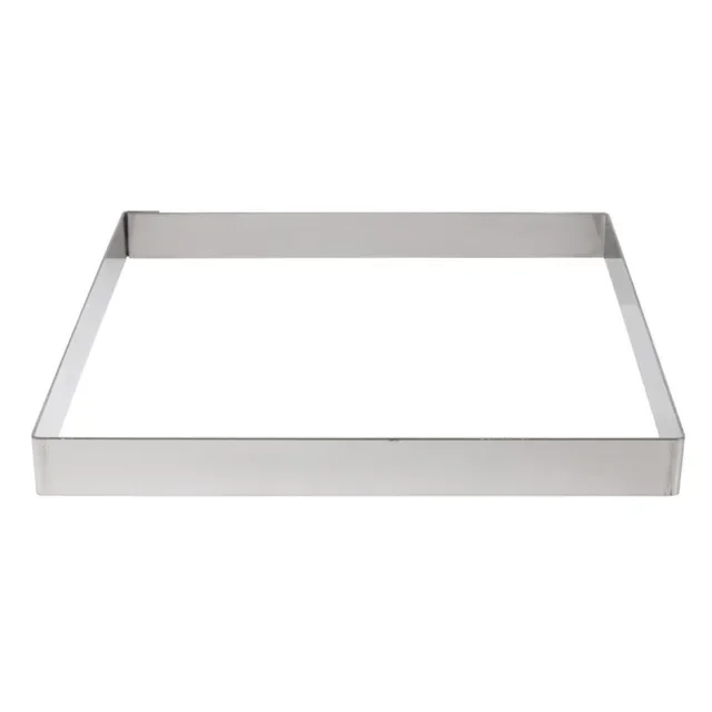 Square Tart Ring Stainless Steel 200x200mm