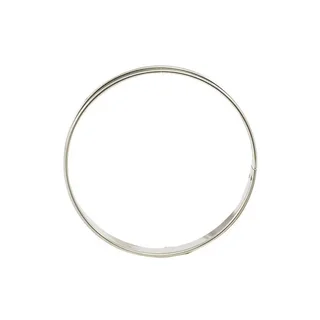 Cerchio per Crostata Acciaio Inox 85 mm - Set di 6 Pezzi