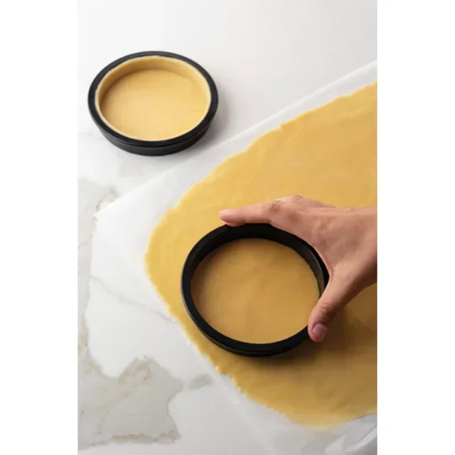 Cerchio per Crostata ⌀ 136,9 mm - Cerchio da Pasticceria Acciaio Inox