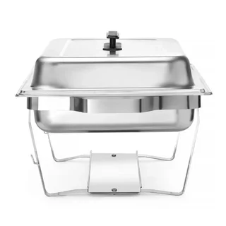 Set of 4 professional Gastronorm GN 1/1 chafing dishes