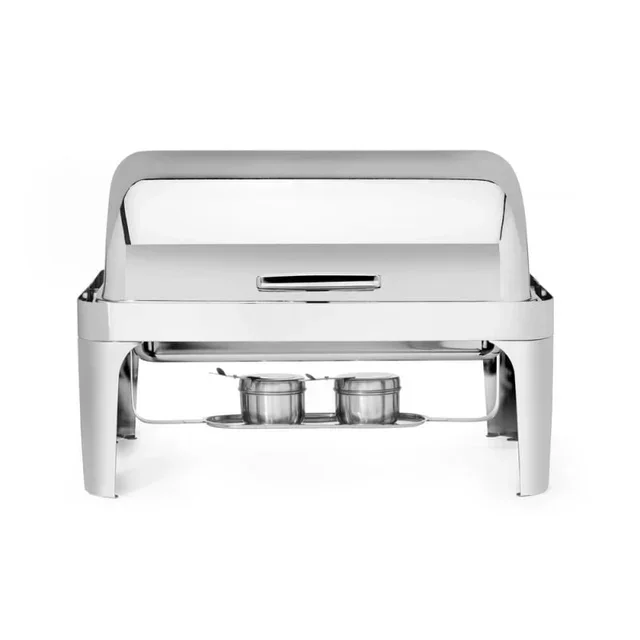 Rolltop Chafing Dish Stainless Steel 9 Litres - Gastronorm GN 1/1 Format