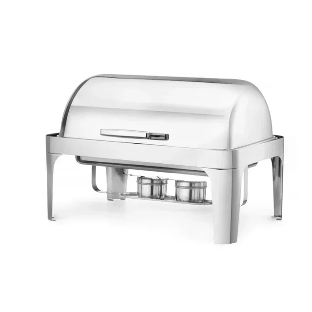 Rolltop Chafing Dish Stainless Steel 9 Litres - Gastronorm GN 1/1 Format