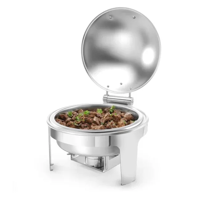 Round Chafing Dish 6 L Satin Finish Profi Line - Ø 465 x H 420 mm