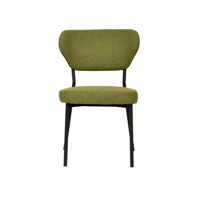Chaise de Bureau Empilable Duko Tissu Vert - Siège Confortable