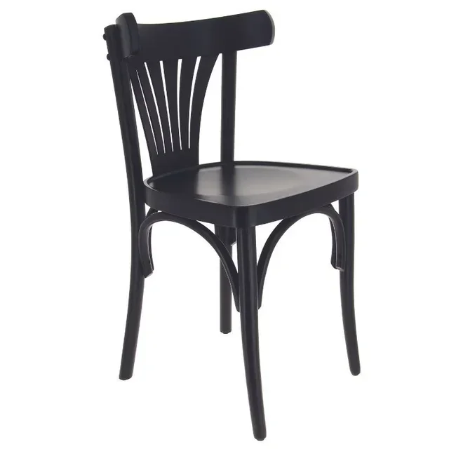 New Orleans Stuhl Buche Schwarz 820 mm Höhe
