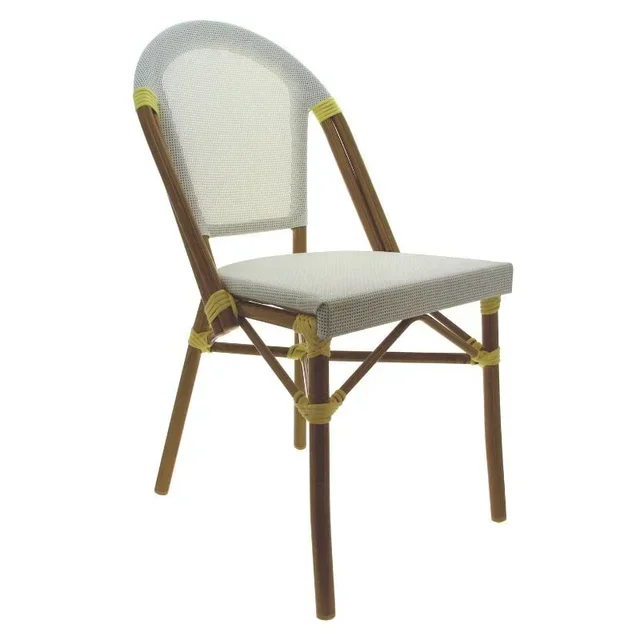 Cadeira de Jantar Biarritz - Tecido Cru - Altura do Assento 880 mm