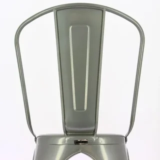 Chicago Metal Bar Stool Grey Height 850 mm