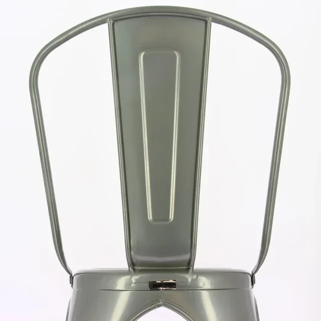 Chicago Metal Bar Stool Grey Height 850 mm
