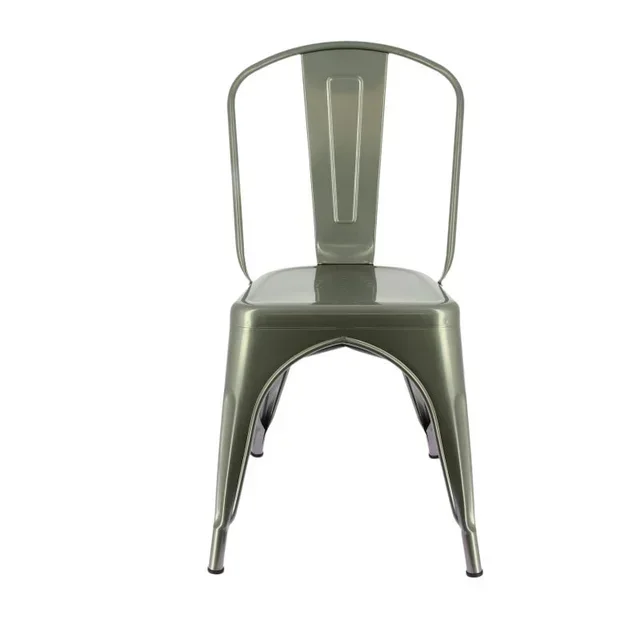 Banqueta de Bar Chicago Metal Cinza Altura 850 mm