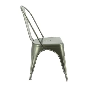 Chicago Metal Bar Stool Grey Height 850 mm