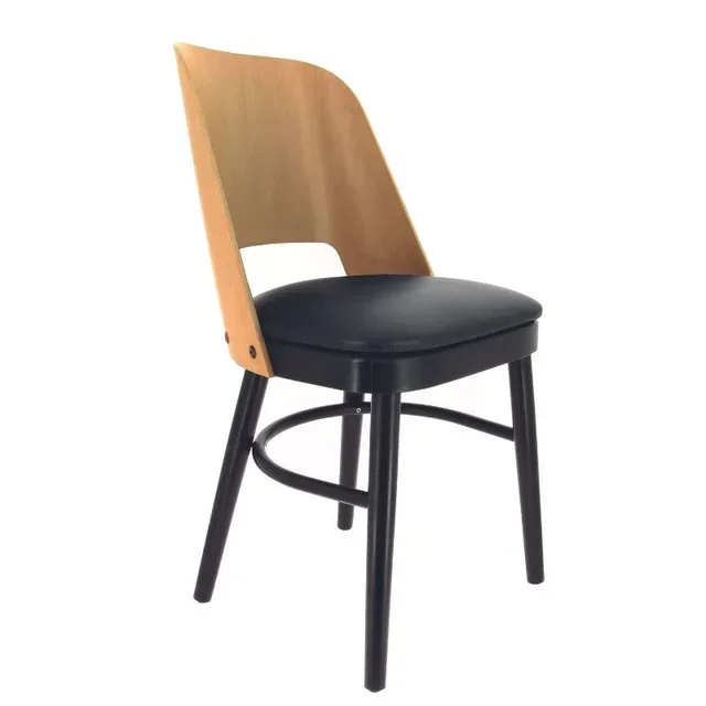 Cadeira Design Colisee Bicolor - Preto e Châlons