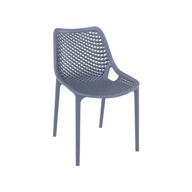 Chaise Empilable Air Gris Anthracite - Hauteur 820 mm