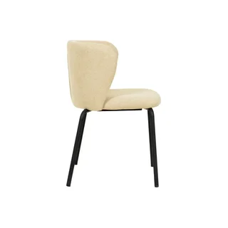 Silla Break Apilable en Tela Beige - Diseño Contemporáneo