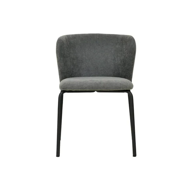 Chaise Empilable Break Tissu Gris Anthracite