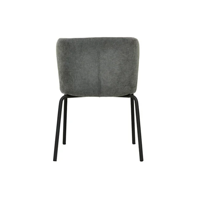 Stapelbarer Break Stuhl aus Stoff - Dunkelgrau