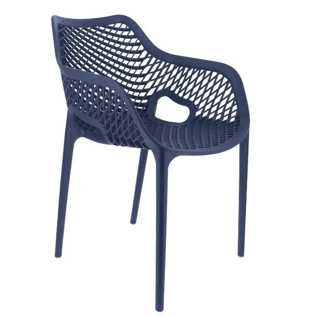 Stackable Design Chair in Anthracite Grey Polypropylene - Height 83 cm