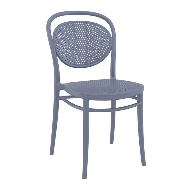 Silla Apilable Venecia Gris Antracita - Altura 85 cm
