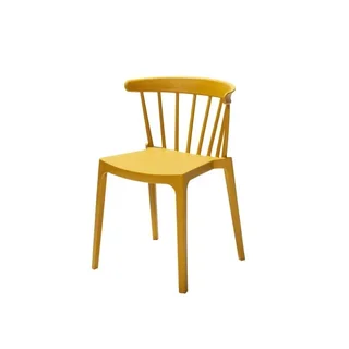 Windson Stacking Chair Polypropylene Ochre Yellow