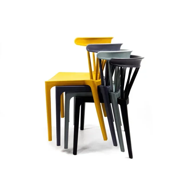 Windson Stacking Chair Polypropylene Ochre Yellow