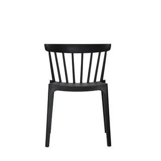 Windson Stackable Chair Black Polypropylene - Contemporary Design