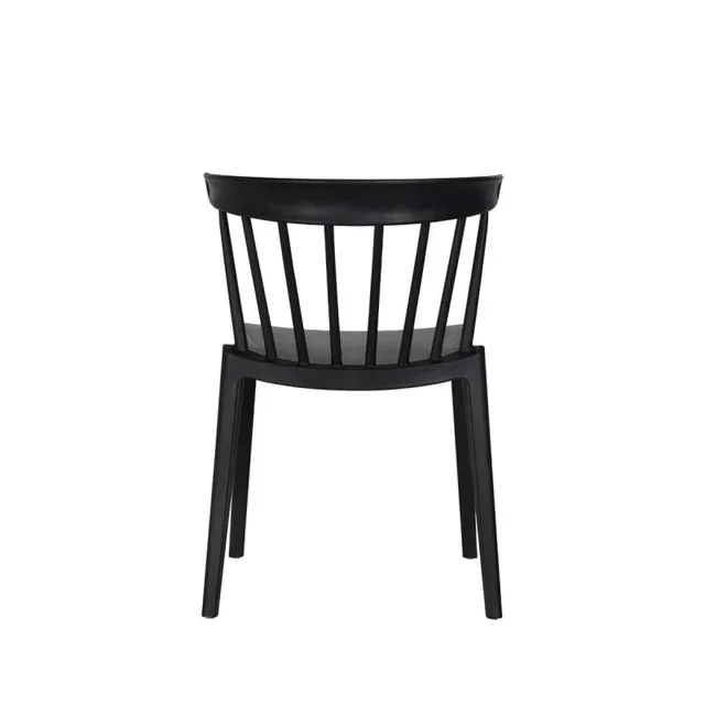 Windson Stackable Chair Black Polypropylene - Contemporary Design