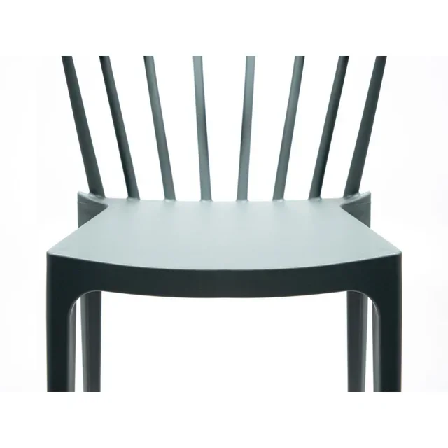 Windson Stackable Chair Green Polypropylene - Modern Design