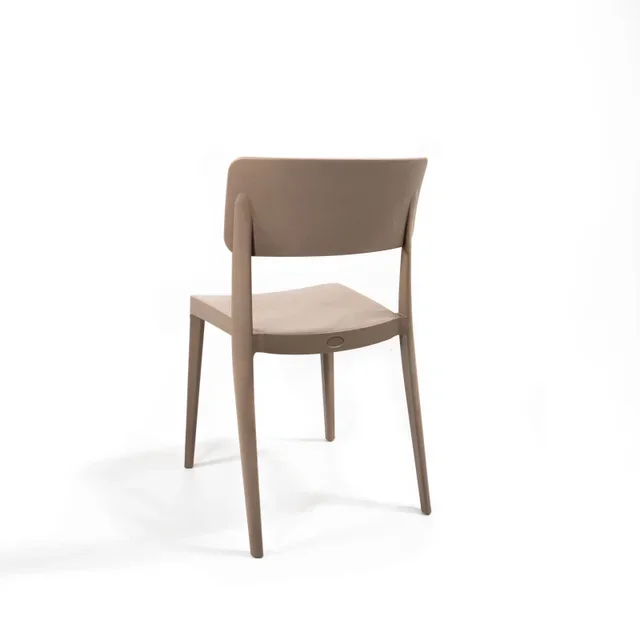 Wing Stackable Chair Sand Beige - Contemporary Design