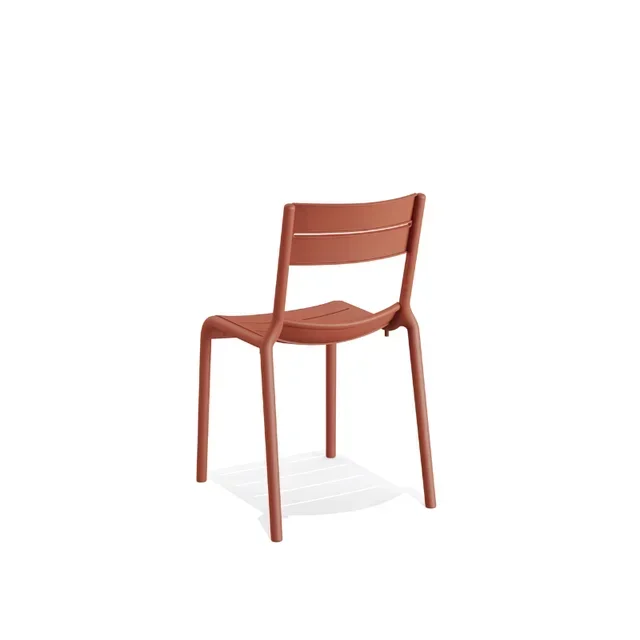 Calor Stackable Outdoor Chair - Terracotta Color