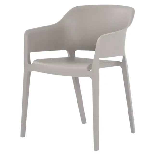 Chaise d'Extérieur Giethoorn Gris Clair – Mobilier de Jardin Contemporain