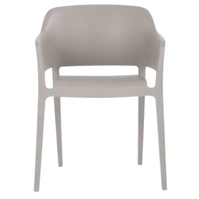 Chaise d'Extérieur Giethoorn Gris Clair – Mobilier de Jardin Contemporain