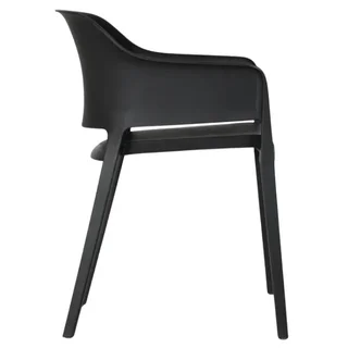 Sedia da Esterno Giethoorn Nera per Giardino