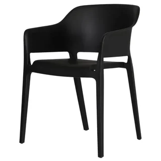 Sedia da Esterno Giethoorn Nera per Giardino