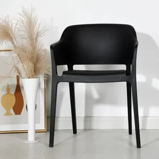 Sedia da Esterno Giethoorn Nera per Giardino