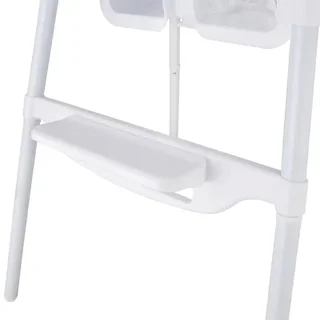 Cadeira Alta Bebé Branco Brilhante