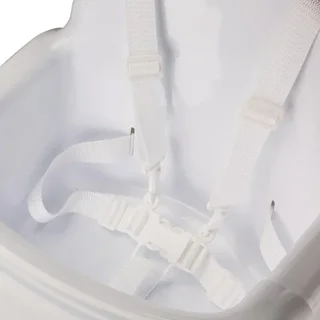 Cadeira Alta Bebé Branco Brilhante