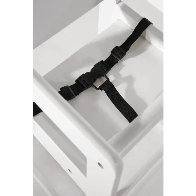 Trona de Madera Blanca para Bebé