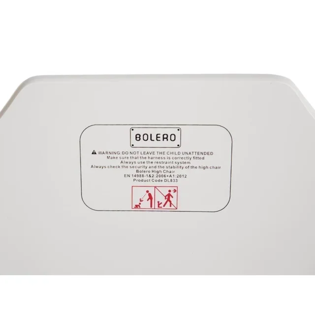 Trona de Madera Blanca para Bebé