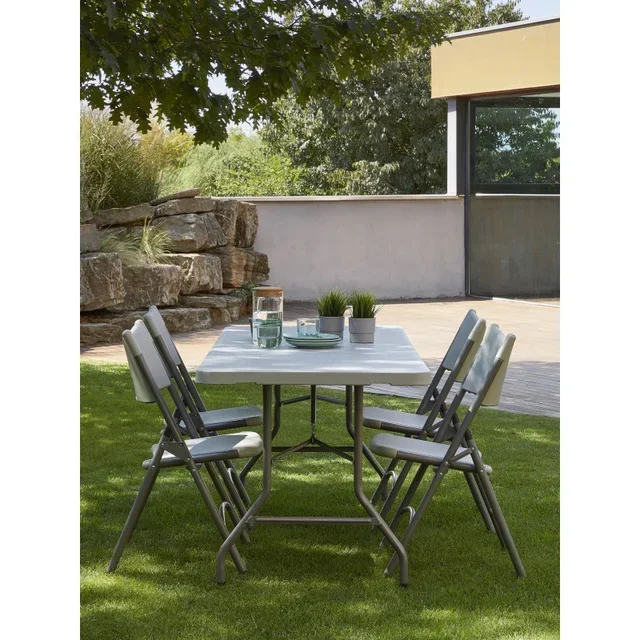 Set di 4 Sedie Design Klaus - Grigio Chiaro - Impilabili Interno