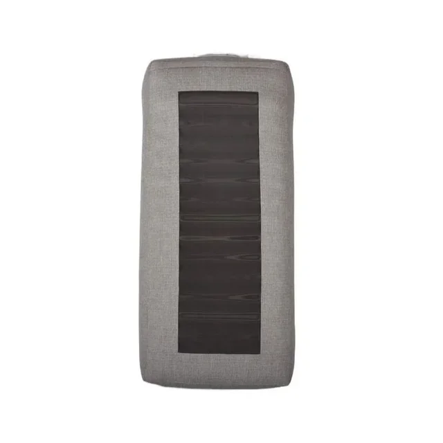 Chaise Longue Gonflable 2 Places avec Dossier Alcudia – Anthracite