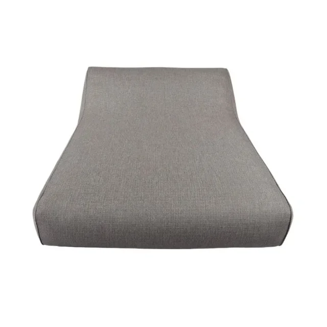 Chaise Longue Gonflable 2 Places avec Dossier Alcudia – Anthracite